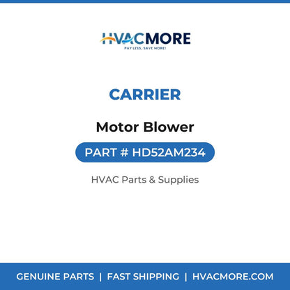 Carrier Motor Blower HD52AM234