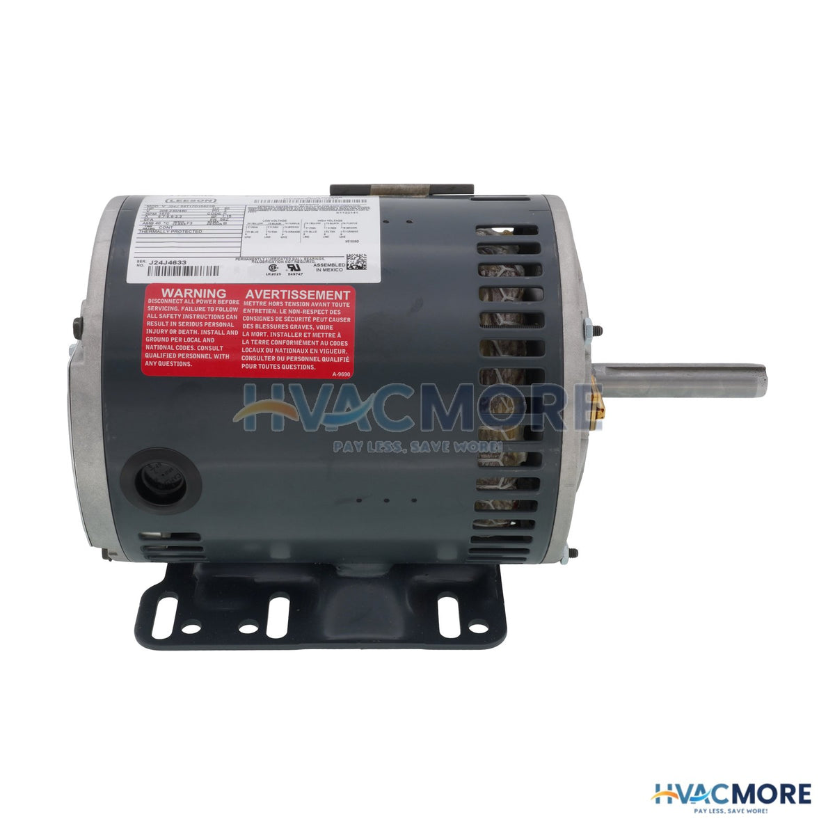 Carrier 2.4HP 460/3P Med Static Motor (208-230V) HD56FE653