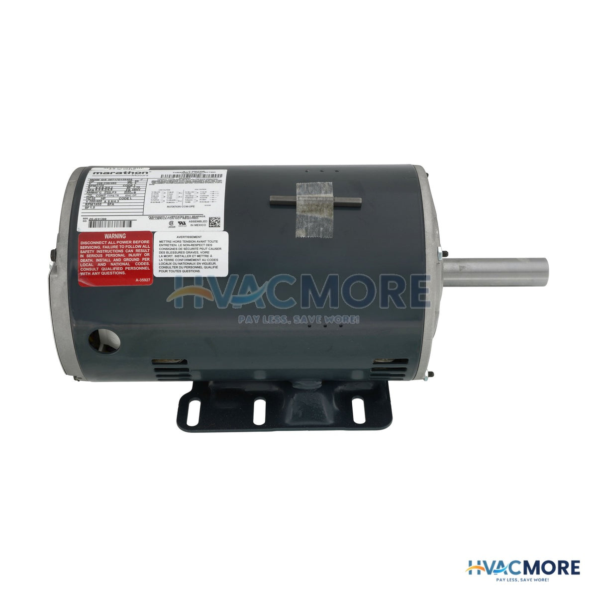Carrier 2.9 HP CCW 208-230/460V 1725 RPM 3 PH Blower Motor HD58FR233