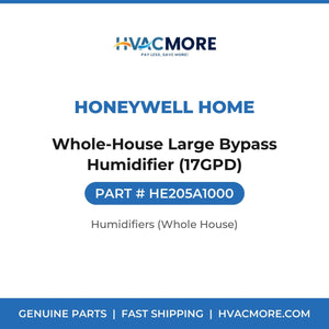 Honeywell Home Whole-House Large Bypass Humidifier (17GPD) HE205A1000