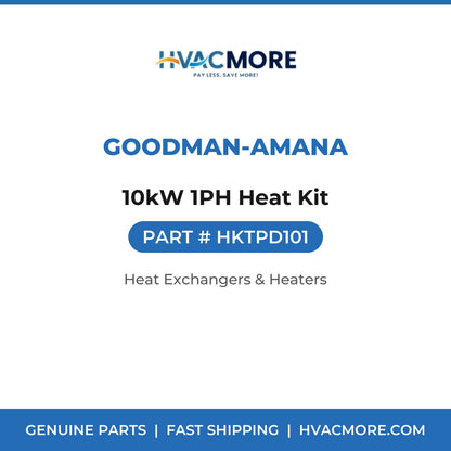 Goodman-Amana 10kW 1PH Heat Kit HKTPD101