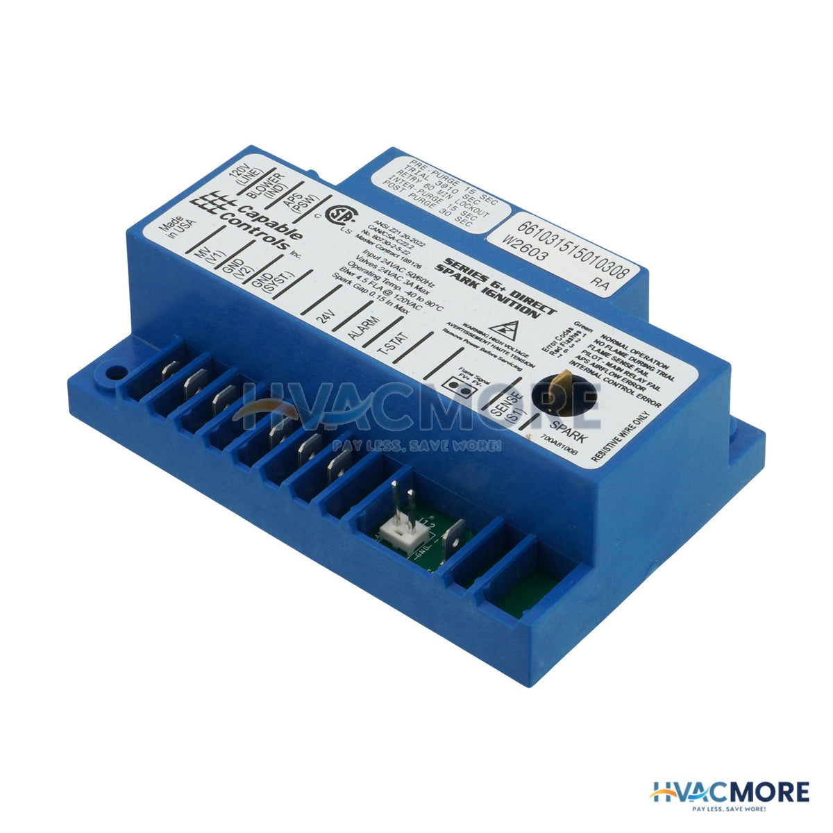 Carrier Direct Spark Ignition Control HM66SERIES308