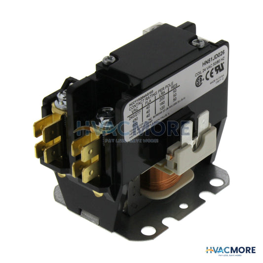 Carrier 1 Pole Contactor, 24V 40 Amp HN51JD026