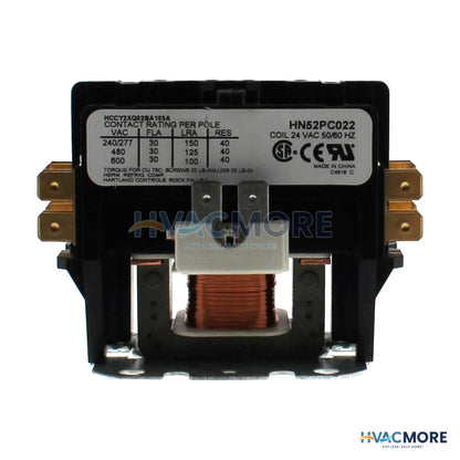 Carrier 2 Pole Contactor, 24V 30 Amp HN52PC022