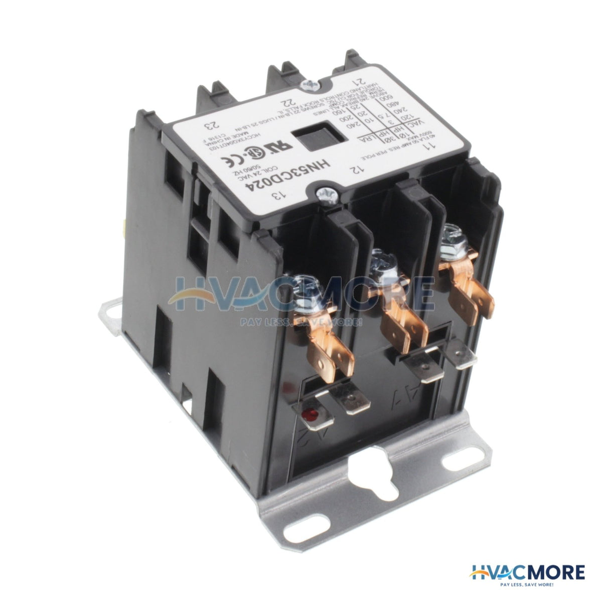 Carrier 3-POLE Contactor, 24V 40A HN53CD024