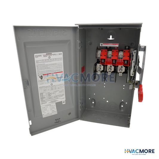 Siemens 60A Low Volt Circuit Protection Non-Fused Heavy Duty Safety Switch, 3-POLE/3W, NEMA 3R, 600V HNF362R