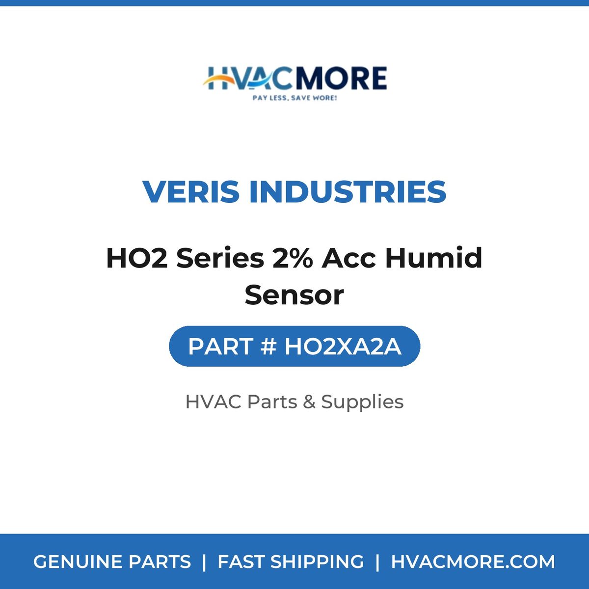 Veris Industries HO2 Series 2% Acc Humid Sensor HO2XA2A
