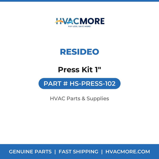 Resideo Press Kit 1" HS-PRESS-102