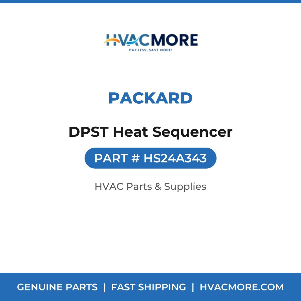 Packard DPST Heat Sequencer HS24A343