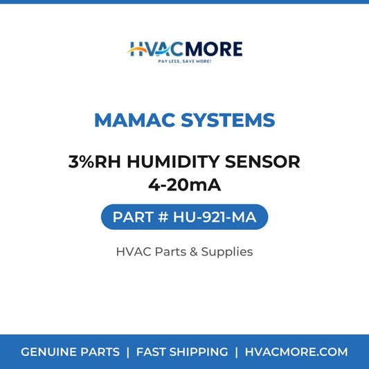 MAMAC Systems 3%RH HUMIDITY SENSOR 4-20mA HU-921-MA