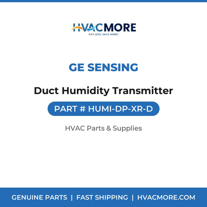 GE Sensing Duct Humidity Transmitter HUMI-DP-XR-D
