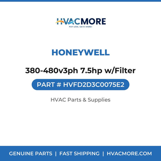 Honeywell 380-480v3ph 7.5hp w/Filter HVFD2D3C0075E2