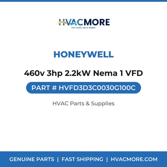 Honeywell 460v 3hp 2.2kW Nema 1 VFD HVFD3D3C0030G100C