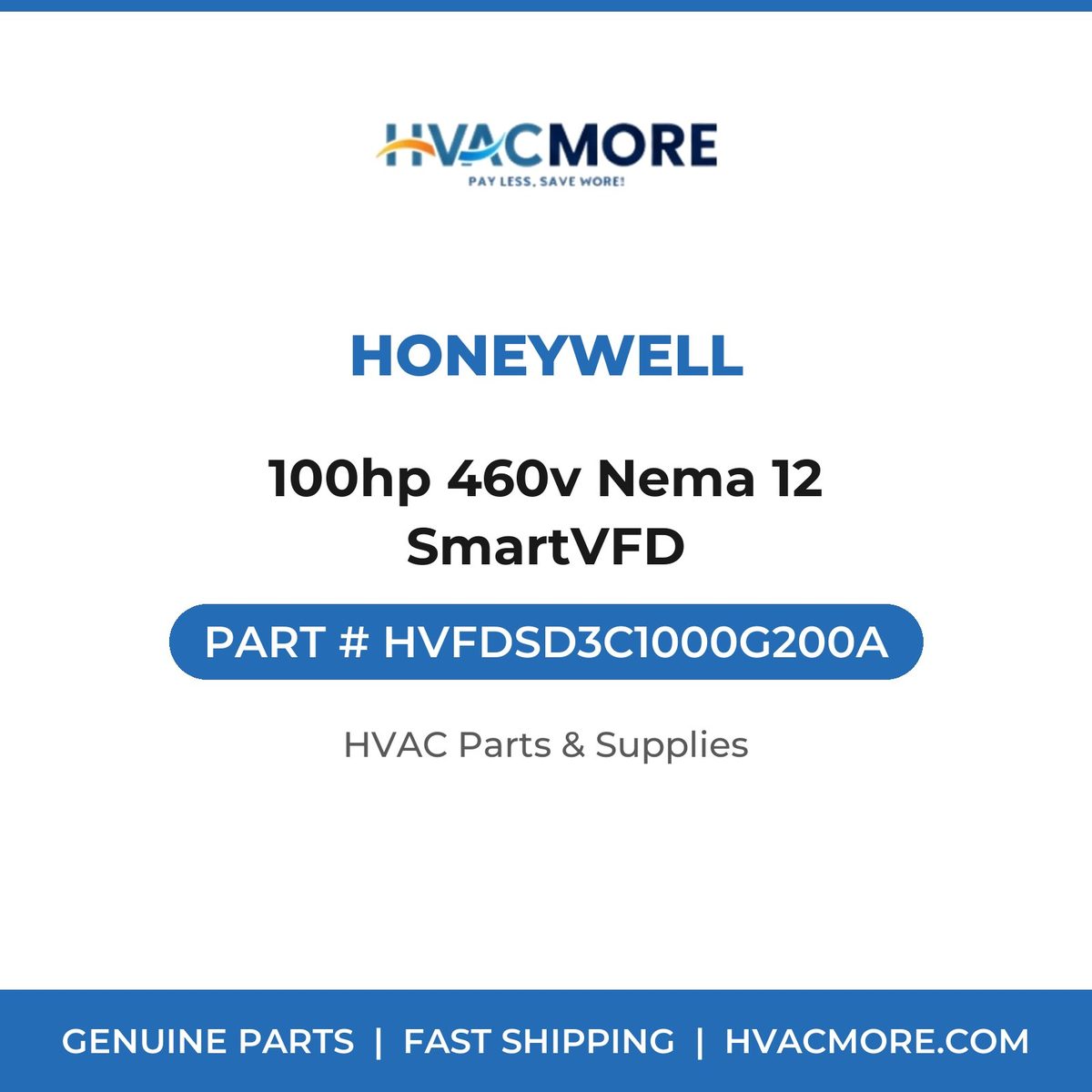 Honeywell 100hp 460v Nema 12 SmartVFD HVFDSD3C1000G200A