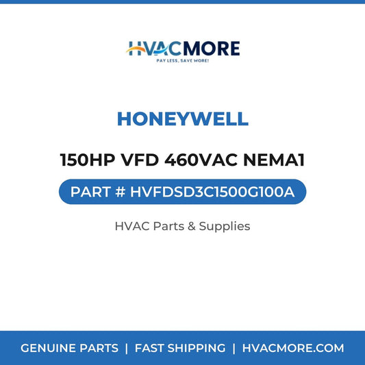 Honeywell 150HP VFD 460VAC NEMA1 HVFDSD3C1500G100A