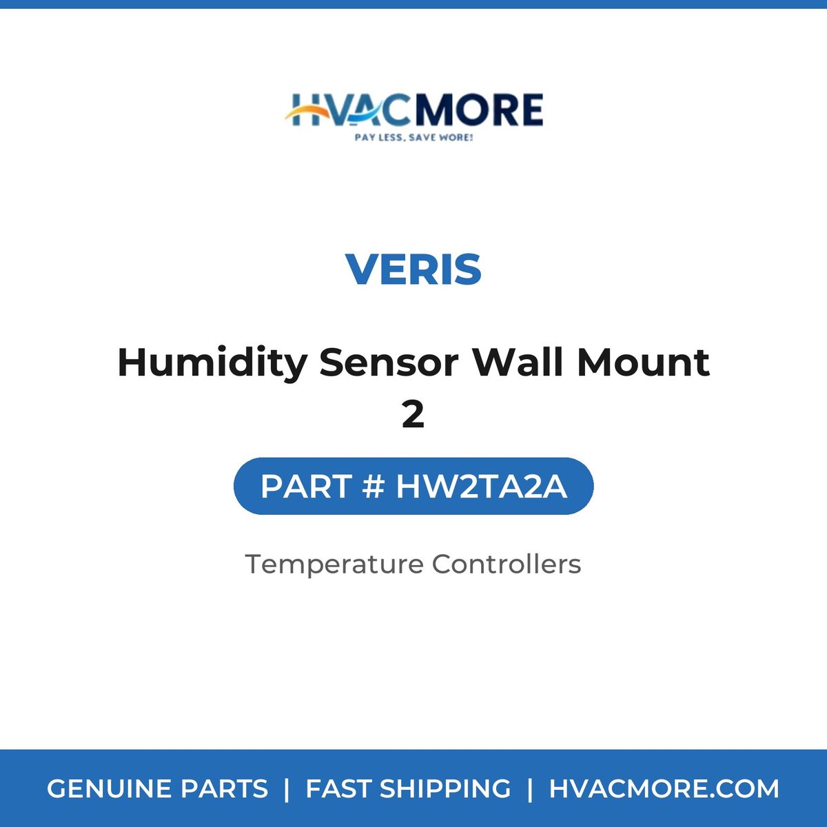 Veris Humidity Sensor Wall Mount 2 HW2TA2A