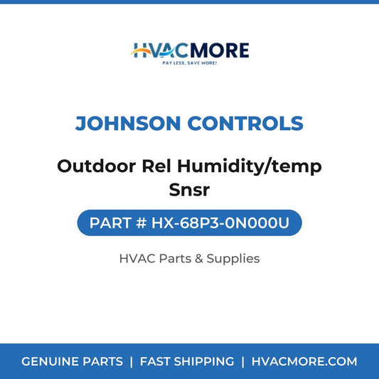 Johnson Controls Outdoor Rel Humidity/temp Snsr HX-68P3-0N000U