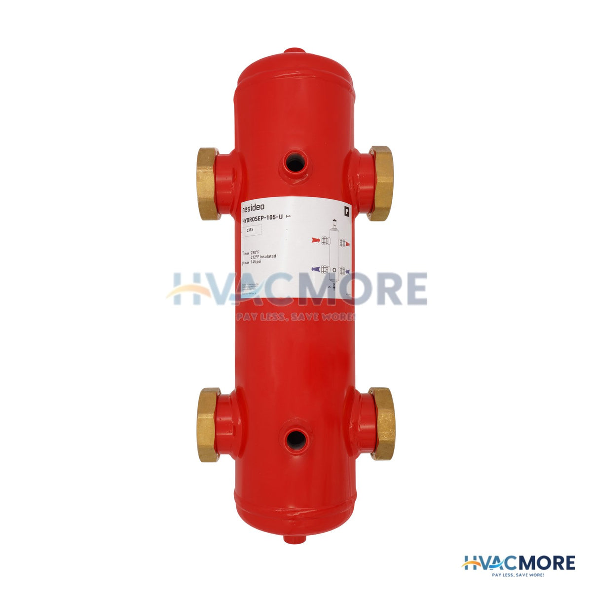 Resideo 2" Union Hydraulic Separator HYDROSEP-105-U