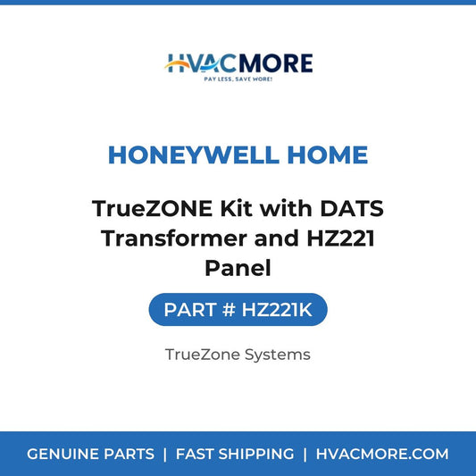 Honeywell Home TrueZONE Kit with DATS Transformer and HZ221 Panel HZ221K