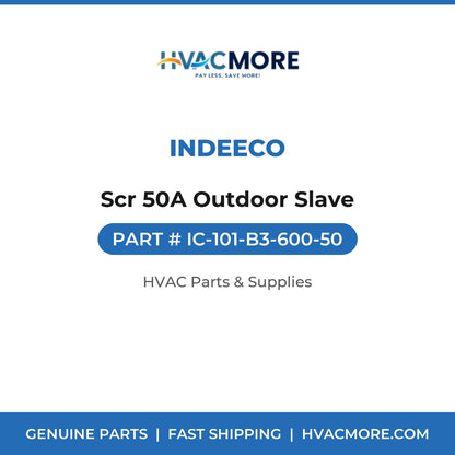 Indeeco Scr 50A Outdoor Slave IC-101-B3-600-50