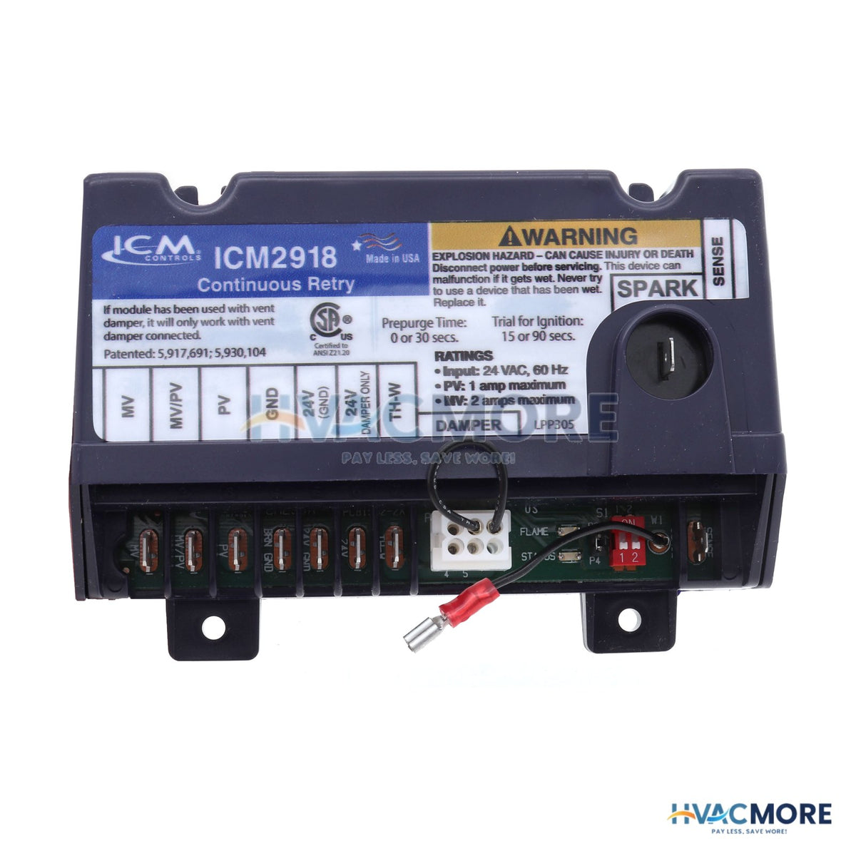 ICM Controls Universal Intermittent Pilot Ignition Control ICM2918