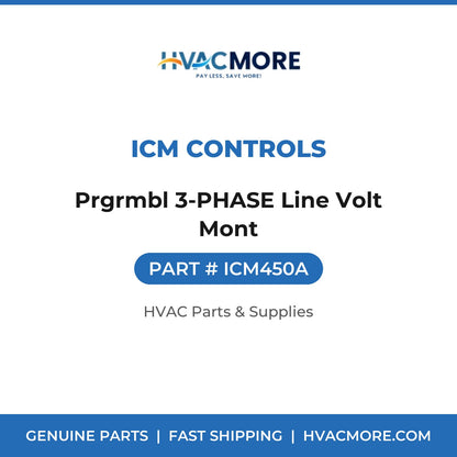ICM Controls Prgrmbl 3-PHASE Line Volt Mont ICM450A