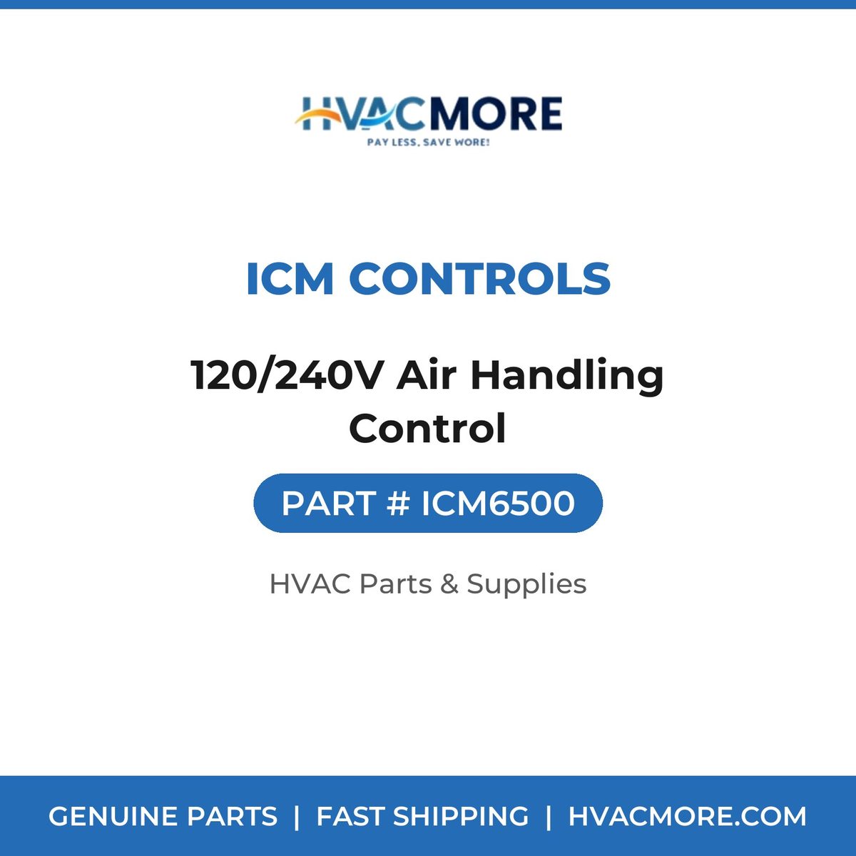 ICM Controls 120/240V Air Handling Control ICM6500