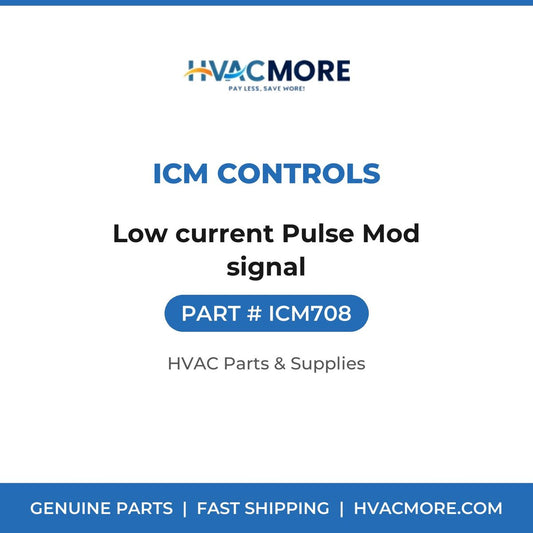 ICM Controls Low current Pulse Mod signal ICM708