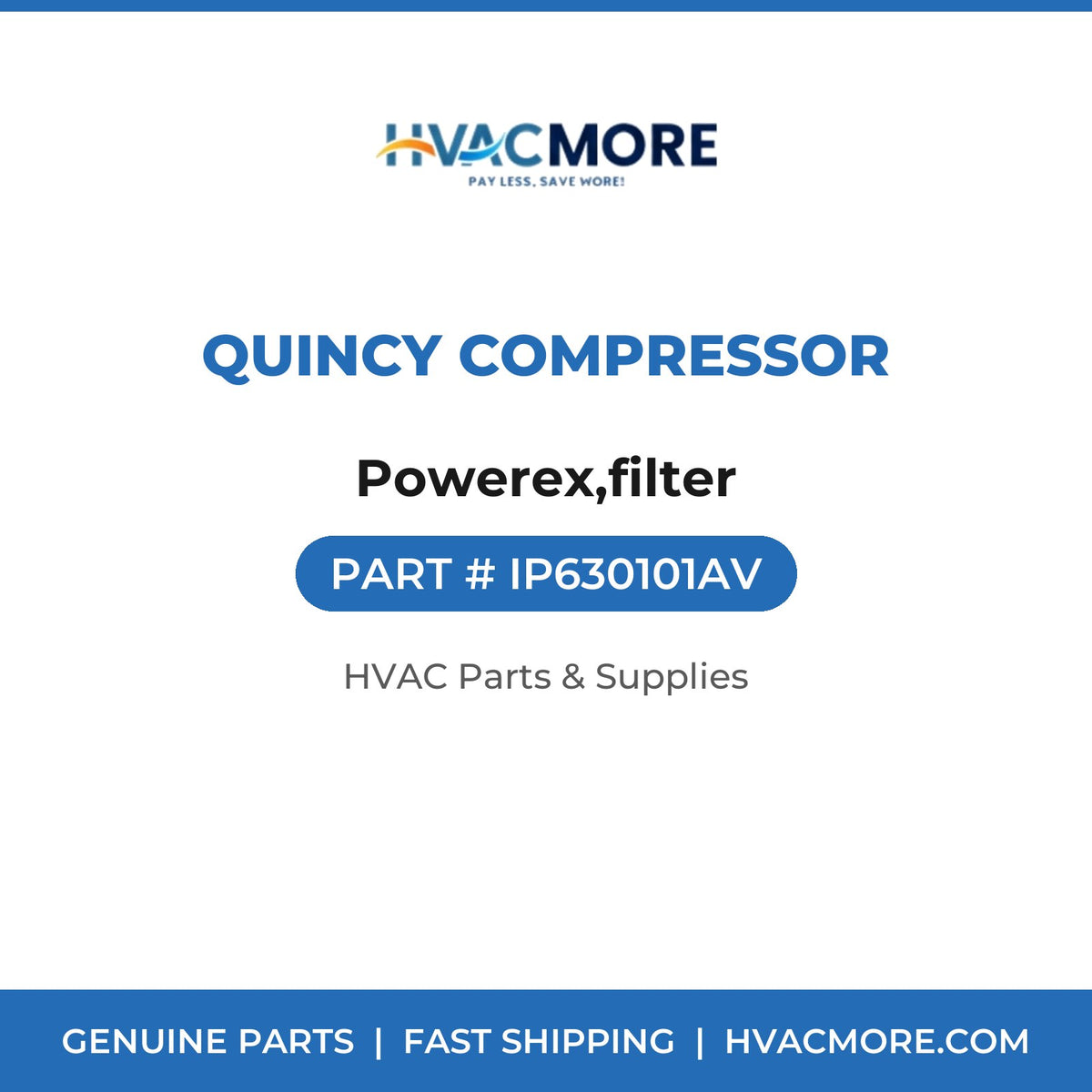 Quincy Compressor Powerex,filter IP630101AV