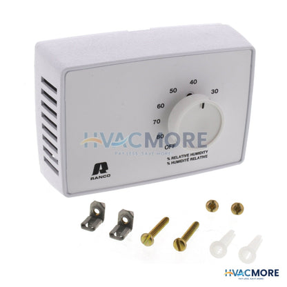 Ranco DeHumidistat W/ 20-80% Relative Humidity Range (White) J10-809W