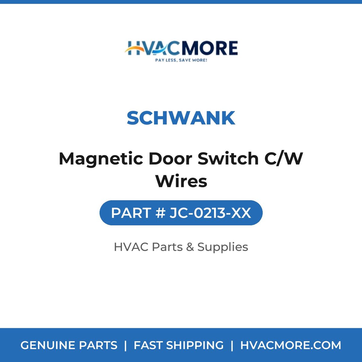 SCHWANK Magnetic Door Switch C/W Wires JC-0213-XX