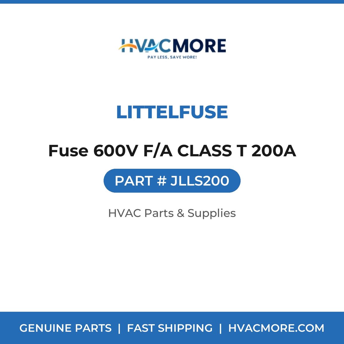 Littelfuse Fuse 600V F/A CLASS T 200A JLLS200