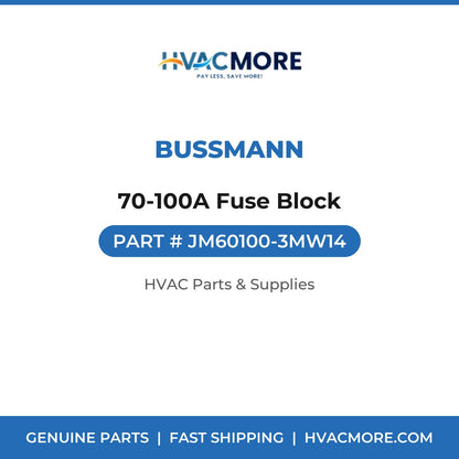 Bussmann 70-100A Fuse Block JM60100-3MW14