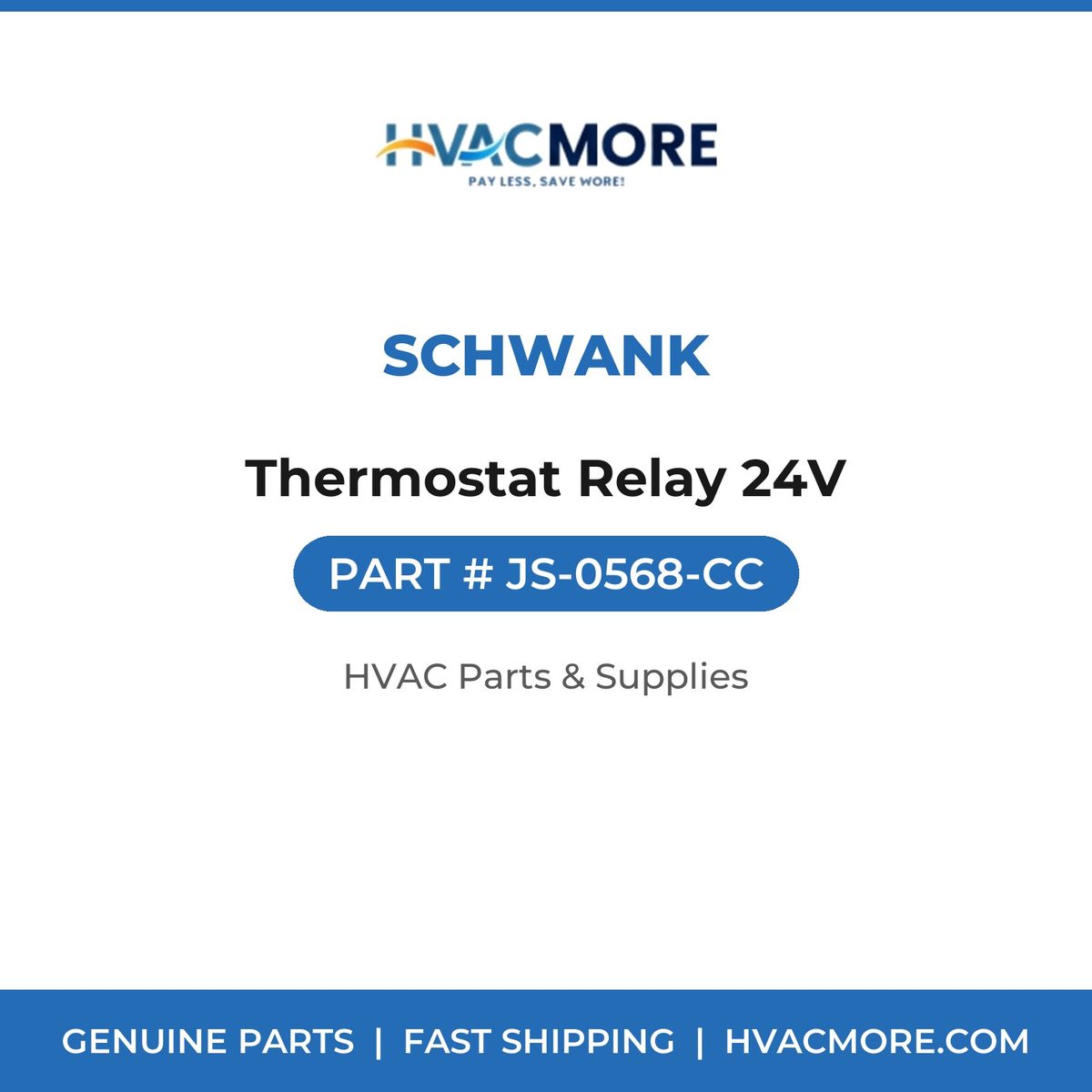 SCHWANK Thermostat Relay 24V JS-0568-CC
