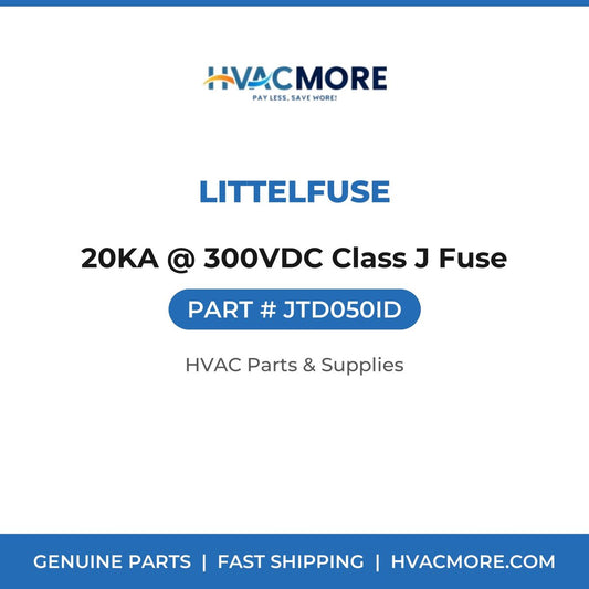 Littelfuse 20KA @ 300VDC Class J Fuse JTD050ID