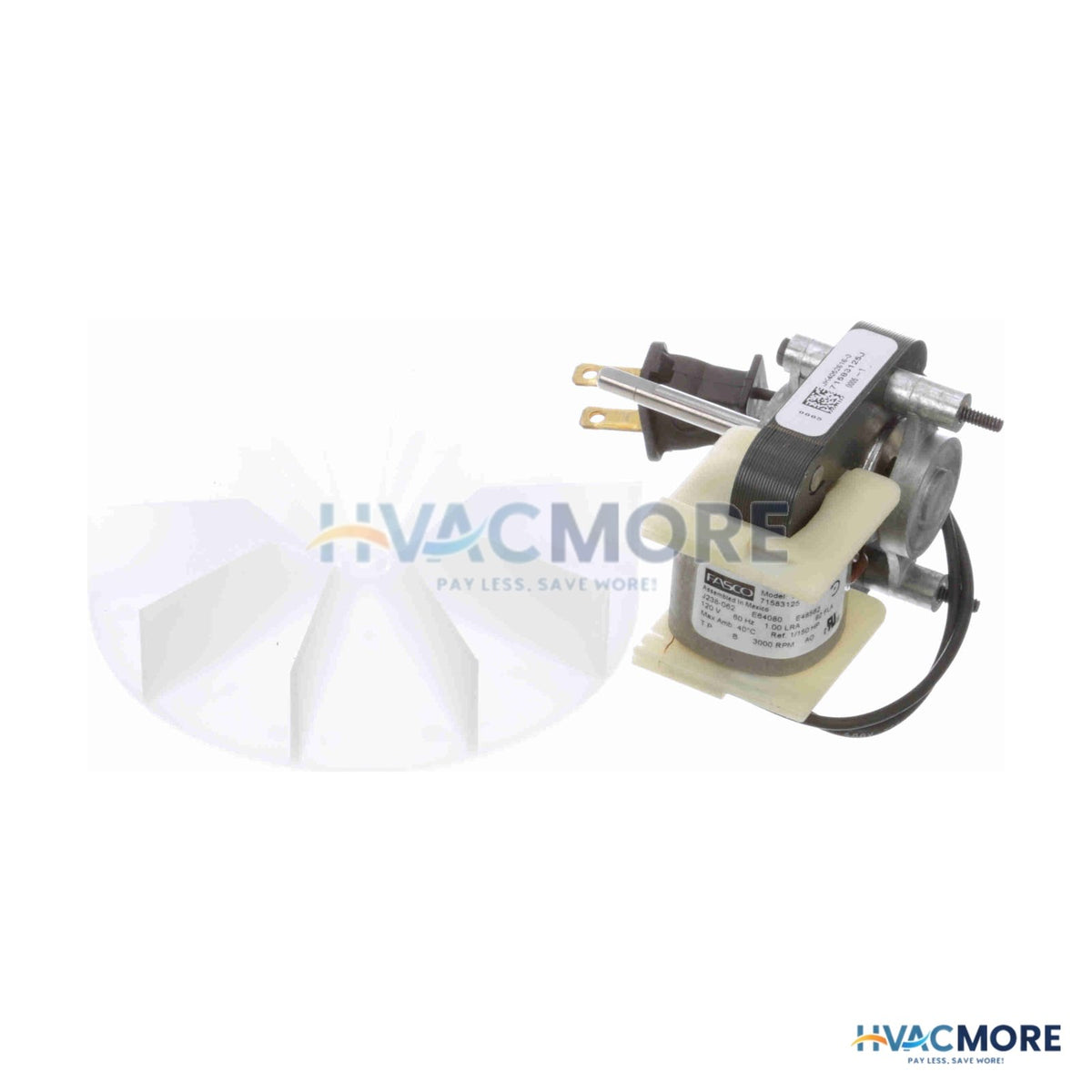 Fasco 1 Speed 1/2" Stack Motor C-frame K1550