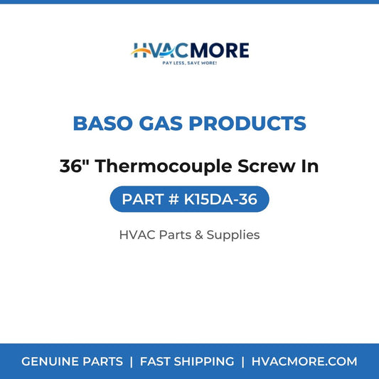 BASO Gas Products 36" Thermocouple Screw In K15DA-36