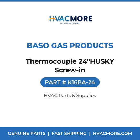 BASO Gas Products Thermocouple 24"HUSKY Screw-in K16BA-24