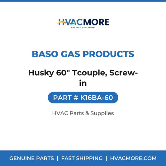 BASO Gas Products Husky 60" Tcouple, Screw-in K16BA-60