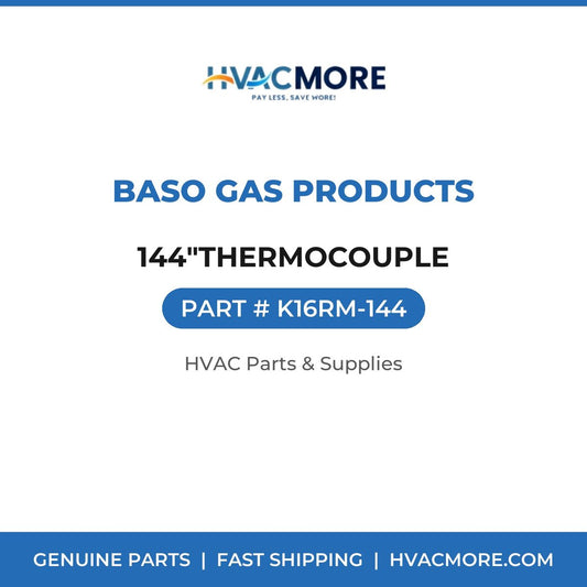 BASO Gas Products 144"THERMOCOUPLE K16RM-144