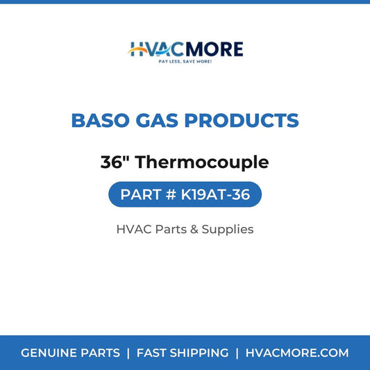 BASO Gas Products 36" Thermocouple K19AT-36