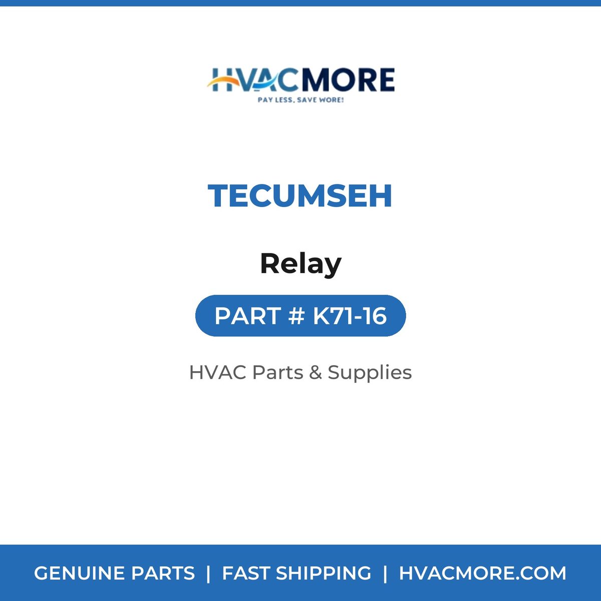 Tecumseh Relay K71-16