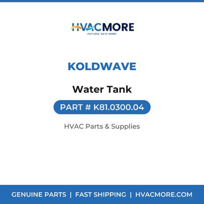 Koldwave Water Tank K81.0300.04