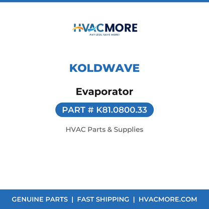 Koldwave Evaporator K81.0800.33