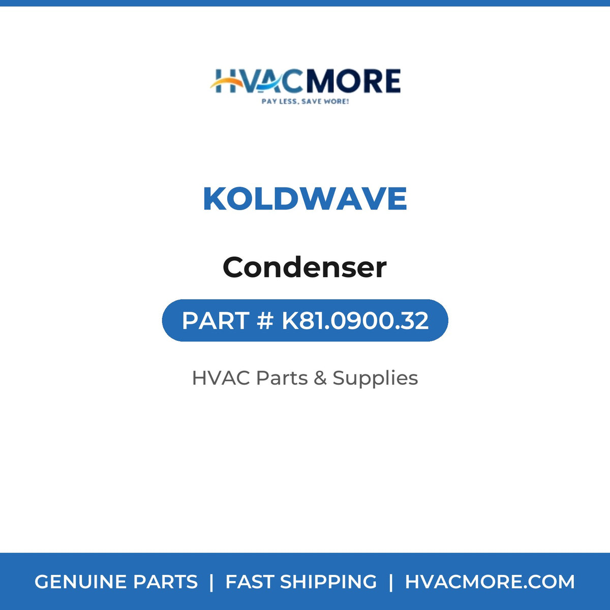 Koldwave Condenser K81.0900.32