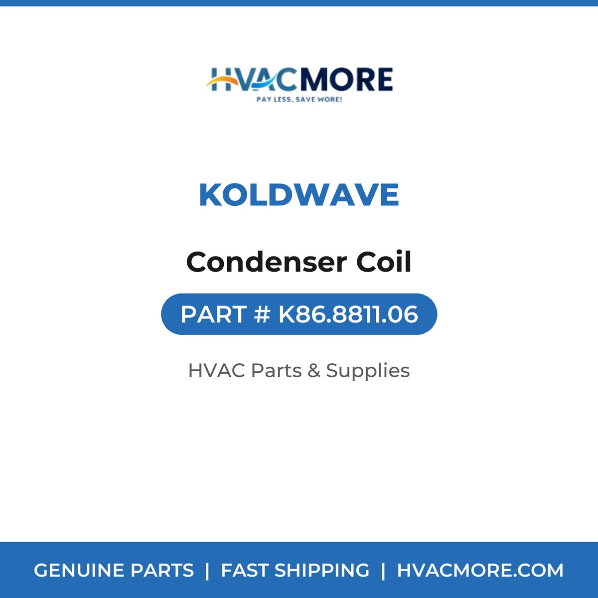 Koldwave Condenser Coil K86.8811.06