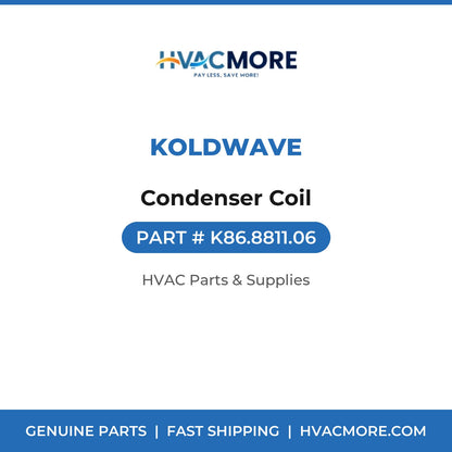 Koldwave Condenser Coil K86.8811.06