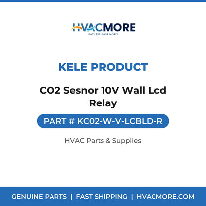 Kele Product CO2 Sesnor 10V Wall Lcd Relay KC02-W-V-LCBLD-R