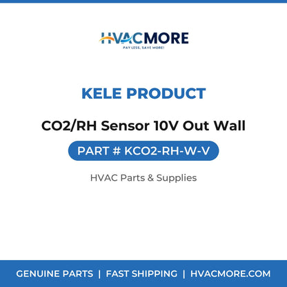 Kele Product CO2/RH Sensor 10V Out Wall KCO2-RH-W-V