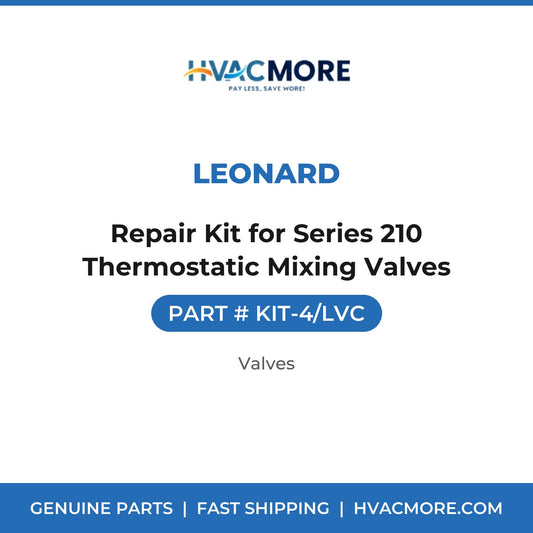 Leonard Repair Kit for Series 210 Thermostatic Mixing Valves KIT-4/LVC